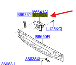 Arka Tampon Montaj Sacı Sag 86642A2000