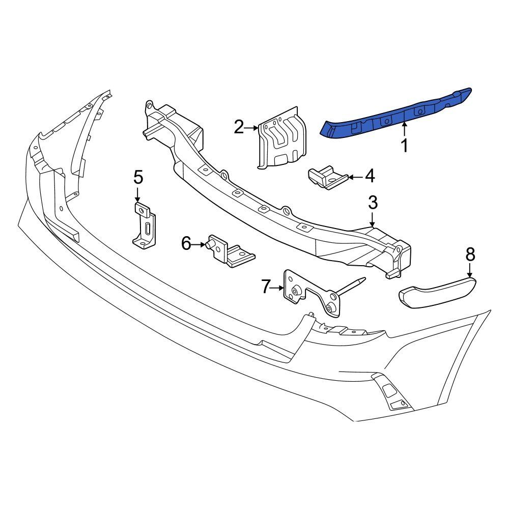 ARKA TAMPON BRAKETİ SAĞ 86652P2500