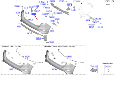BRACKET-RR BPR MTG REINF,LH 86655J7000