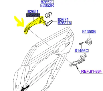 KAPI KOLU DIS SAG 82661A2000