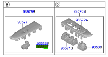 OTOMATIK CAM ANA MODULU 93576M6070