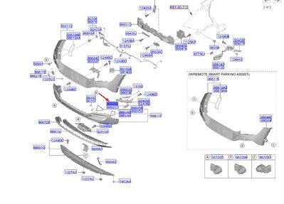 Arka Tampon Sag 86666CV000