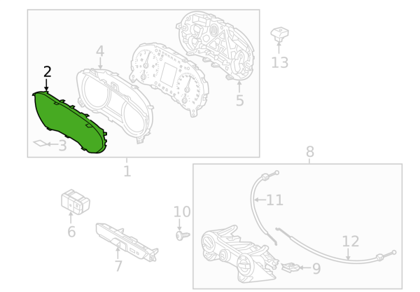 Tavan Lamba Camı-On 94360H8000