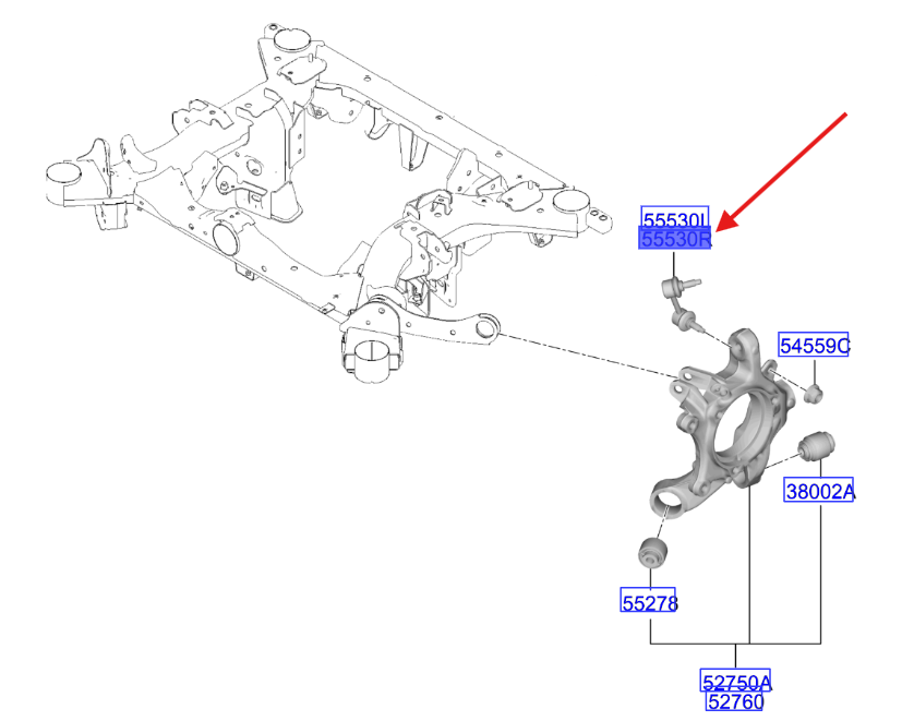 ARKA VIRAJ DEMIR DENGE KOLU SAG 55531GI000