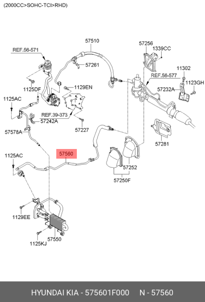 YAG SOGUTUCU BORU&HORTUM 575601F000