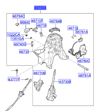 Vites Kontrol Mekanizması 467003W120