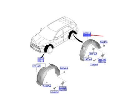 ARKA CAMURLUK IC DAVL. SOL 86821AT000