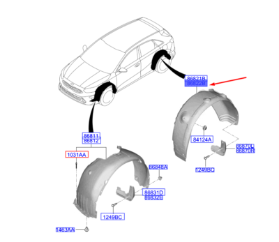 ARKA TOZLUK SAG 86822J7300