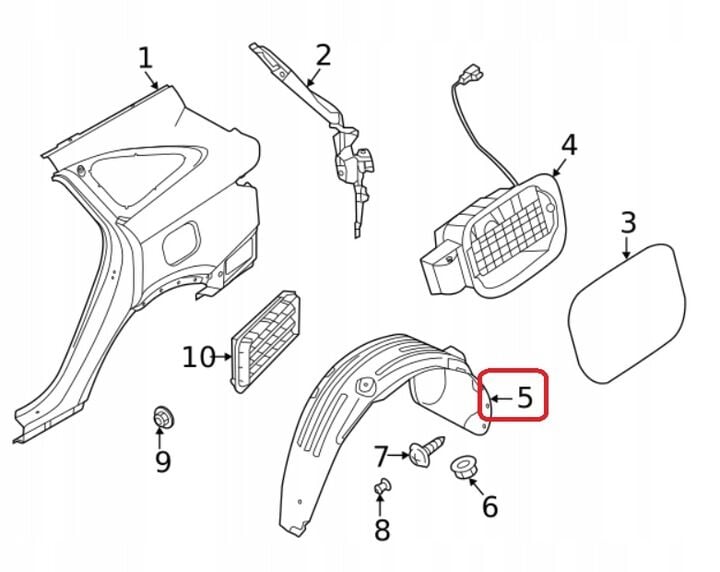 Arka Tozluk Sag 86822P2000
