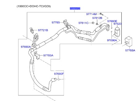 KLIMA BORUSU 97775A6750