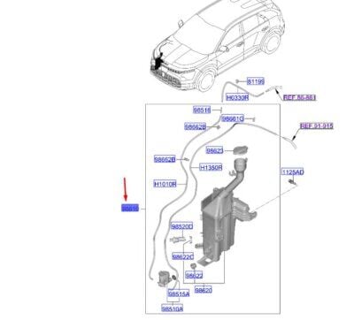 CAM SU DEPO&MOTORU 98610AT100