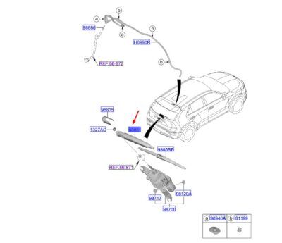 SILECEK KOLU ARKA 98820AT000