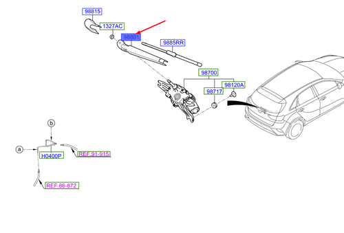 SILECEK KOLU ARKA 98811J7500
