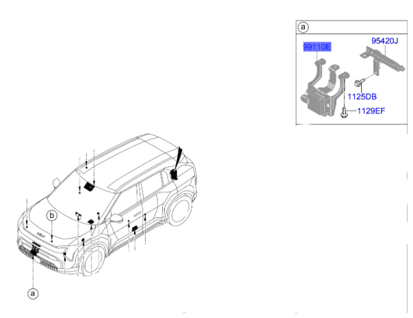 ON RADAR UNITESI 99110EV700