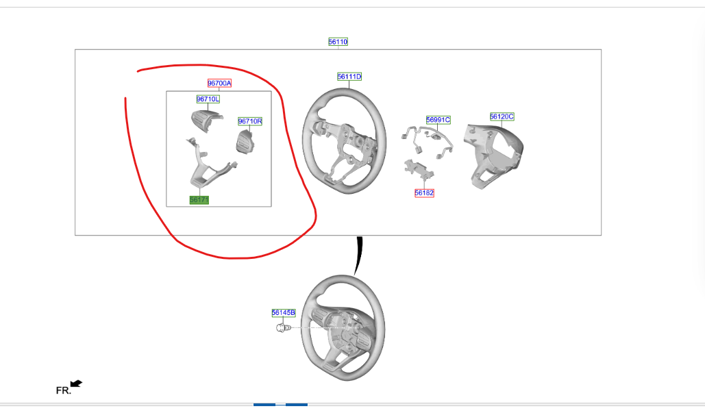 RIO- DIREKSIYON ORTA CERCEVE 56171H8000SA1
