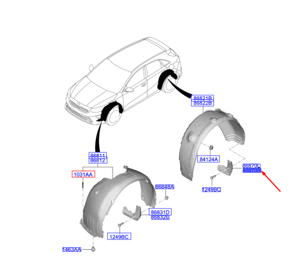 ARKA PACALIK SAG 86842J7300