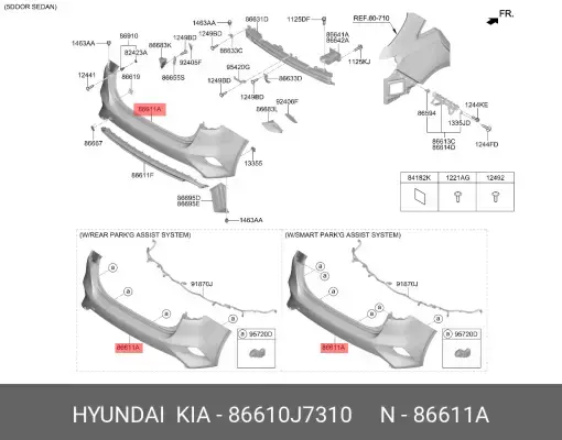 ARKA TAMPON PVC 86610J7310