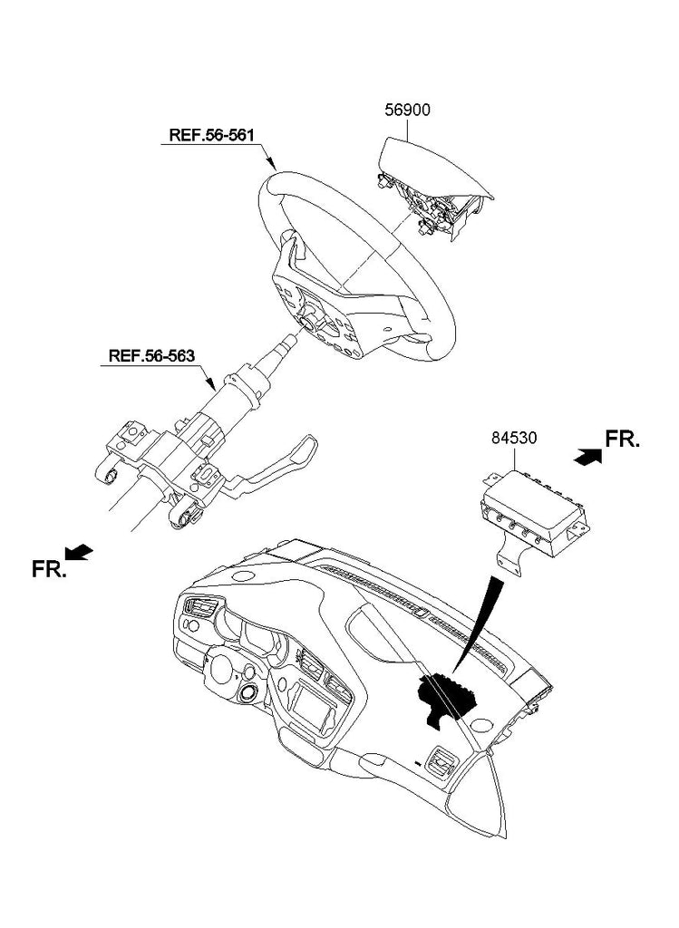Cerato Yolcu Airbag 84530A7100