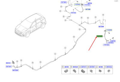 ARKA FREN HORTUMU SOL 58737Q4000