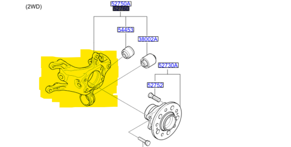 Arka Taşıyıcı Sağ 527203U800