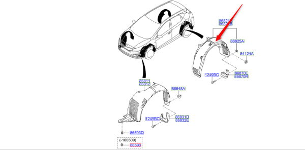Arka Tozluk Sol 86821A2700