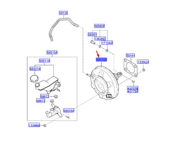 FREN HIDROVAK 59110A5050