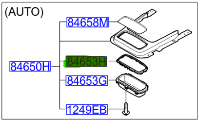 Konsol Ust Kapak 846533E510