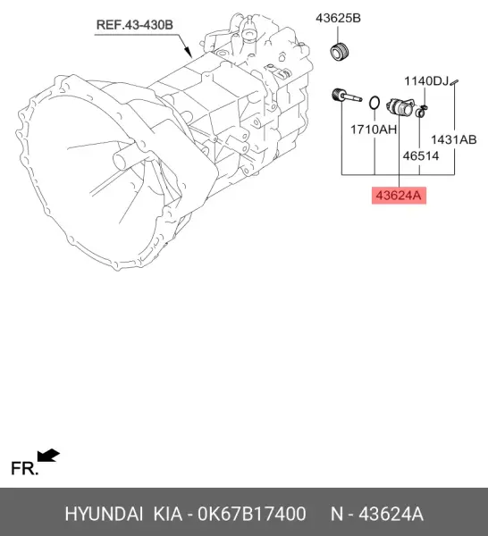 KILOMETRE DISLISI 0K67B17400