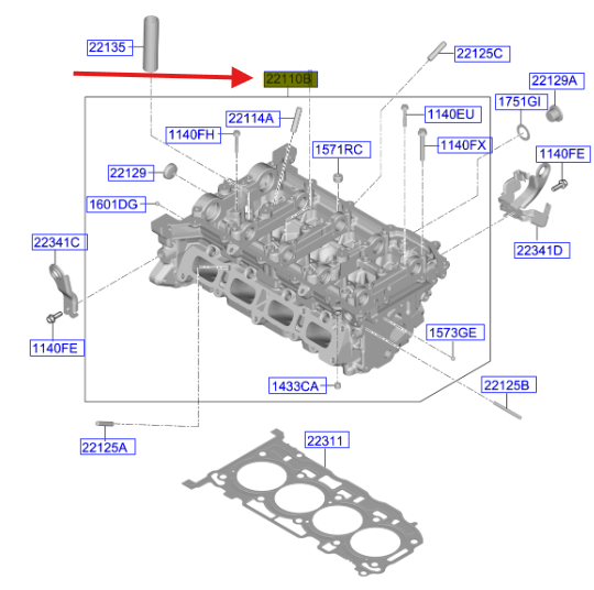 Sılındır Kapagı 5S5252SH00