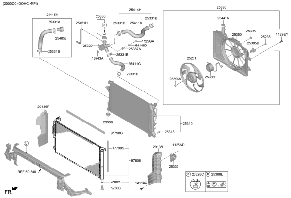 RADYATOR MONTAJ BAKALITI SAG 29134M6000