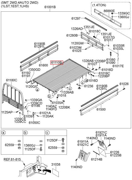 KASA TABANI 611104E302