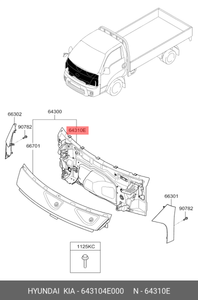 ON PANEL IC SACI 643104E000