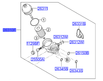 YAG FILTRE ELEMANI 263102A610