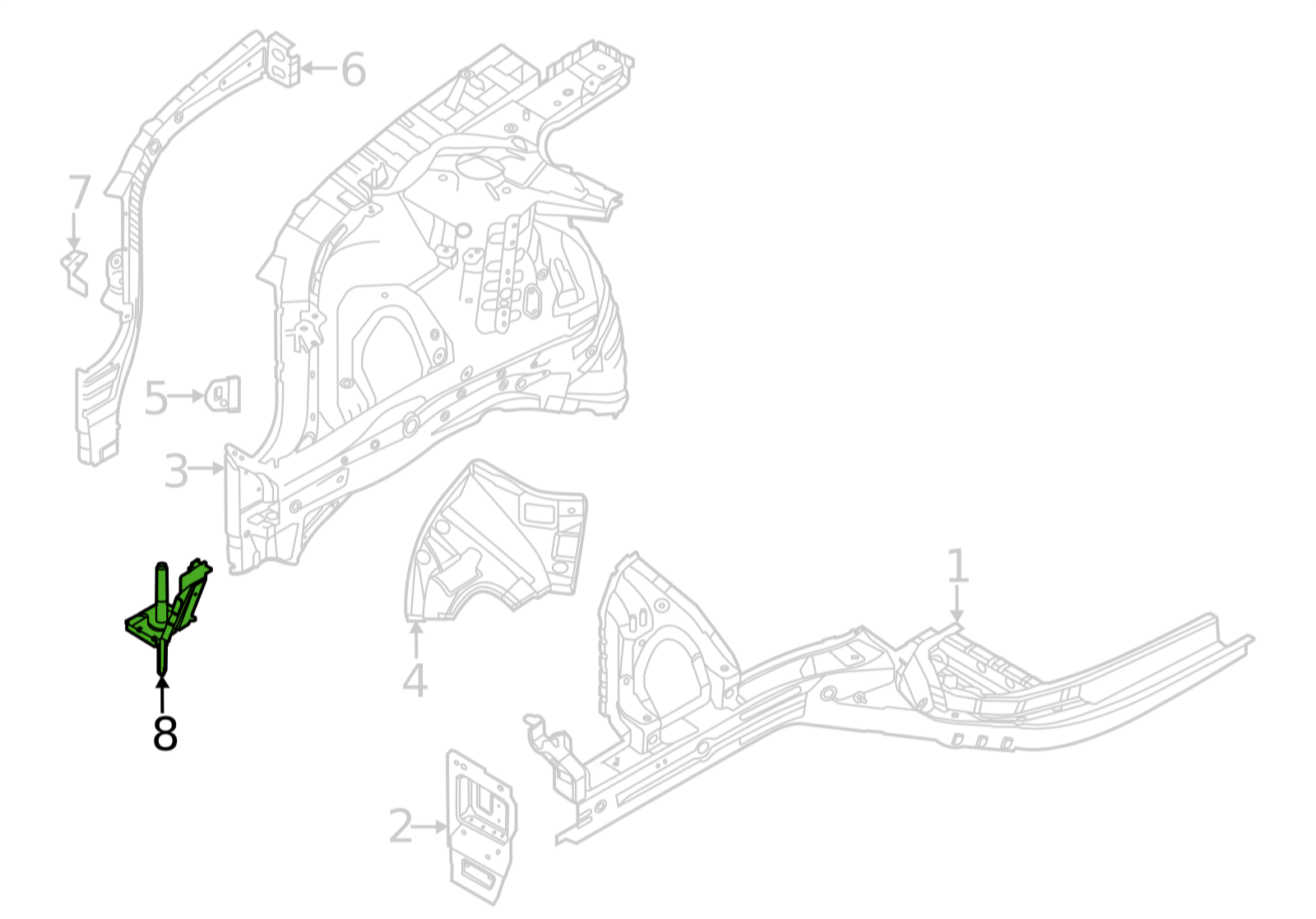 BAGLANTI BRAKETI SAG 64661N9000