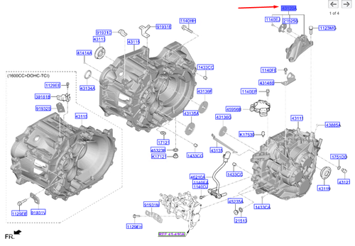 Sanzuman Destek Braketı 431202D090