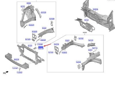SOL ALT BRAKET 64971CV500