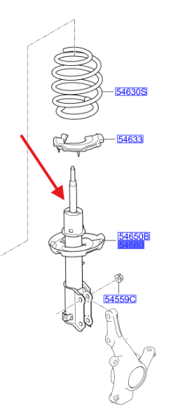 On Amortısor Sag 54660H8150