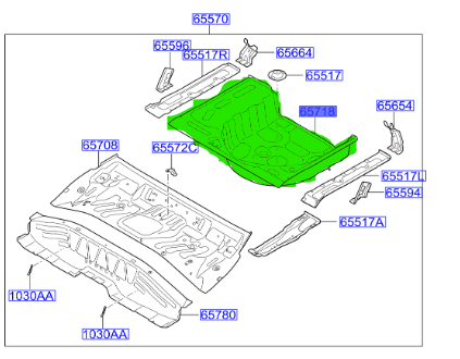 ARKA TABAN ON SACI 65513H8000