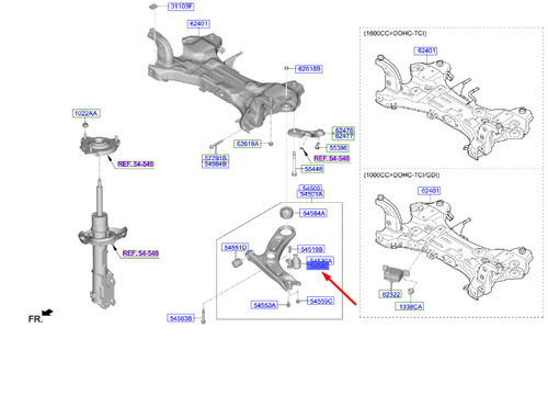 Rotıl Sag 54530G4BA0