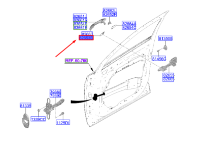 KAPI KOLU CONTASI 82653S9000