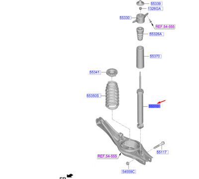 Arka Amortısor 55310J7RA0