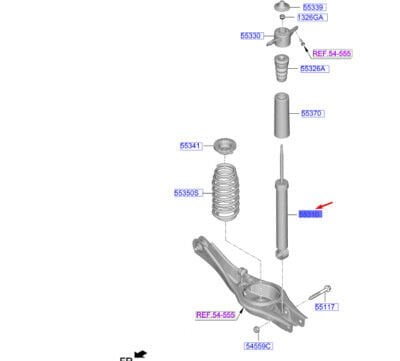 Arka Amortısor 55310J7RA0