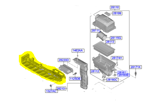Hava Gırıs Plastıgı 28213H8400