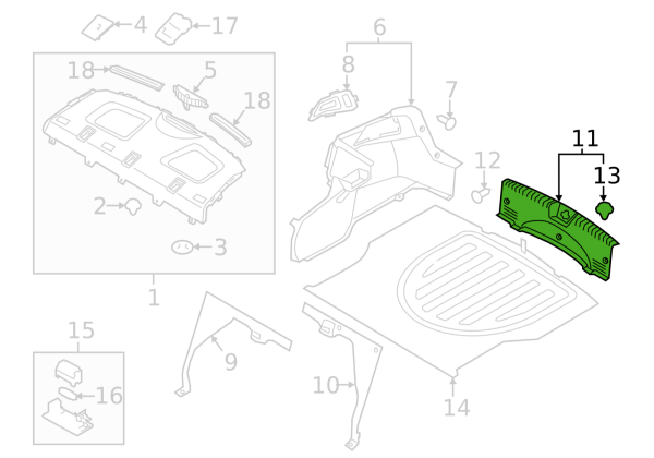 BAGAJ KAPUT BAKALITI 85770A7000WK