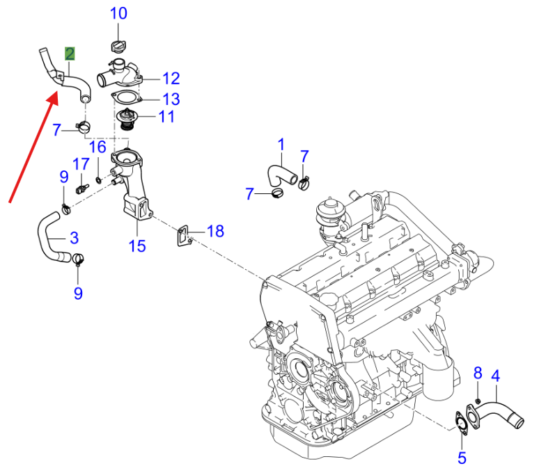 KALORIFER CIKIS BORUSU 254504X900