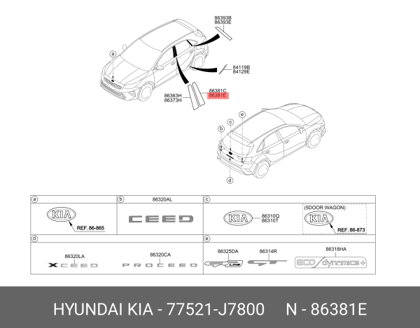 Arka Kapı On Sag Sıyah Band 77521J7800