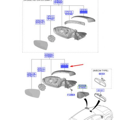 KAPAK DIS DIKIZ SAG 87626J7010