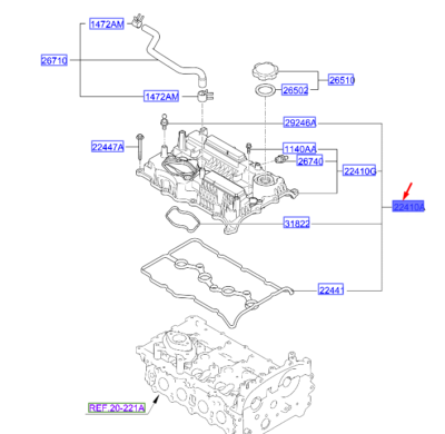 KULBUTOR KAPAGI 224002GGA1