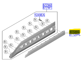 Sag On Kapı Parcası 87726EV000
