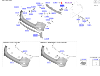 Ceed Arka Tampon Demiri Sol Ayak Sacı 86641J7000